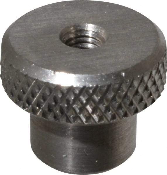 Gibraltar - 19mm Head, Knurled Knob - Tapped Thru, Stainless Steel - Industrial Tool & Supply