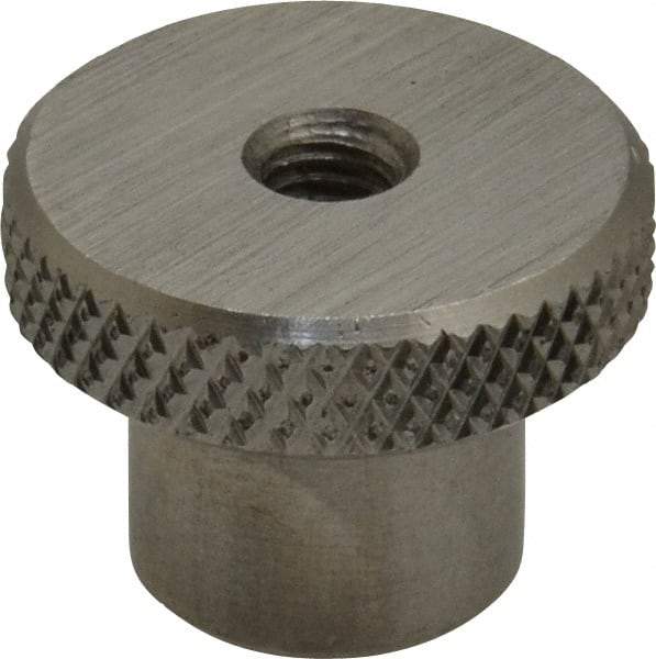 Gibraltar - 25.4mm Head, Knurled Knob - Tapped Thru, Stainless Steel - Industrial Tool & Supply