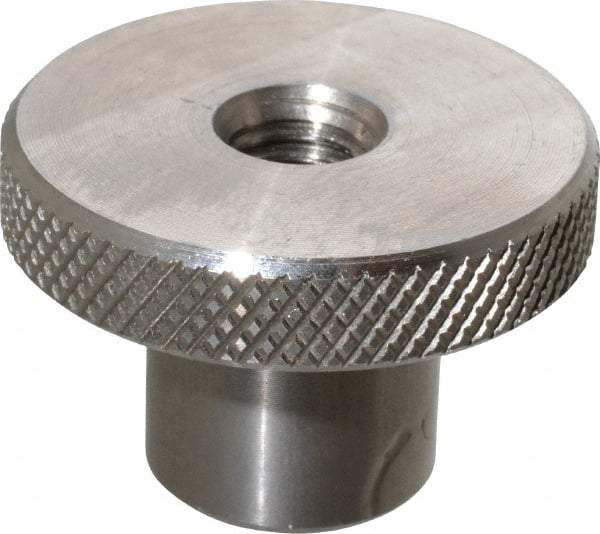 Gibraltar - 38.1mm Head, Knurled Knob - Tapped Thru, Stainless Steel - Industrial Tool & Supply