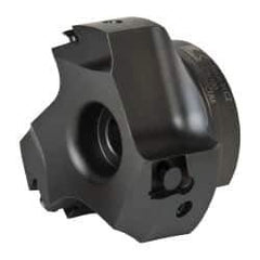 Kennametal - 3 Inserts, 3" Cut Diam, 1" Arbor Diam, 0.394" Max Depth of Cut, Indexable Square-Shoulder Face Mill - 0/90° Lead Angle, 1-3/4" High, BGHX 15L5... Insert Compatibility, Series Fix-Perfect - Industrial Tool & Supply