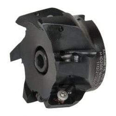 Kennametal - 6 Inserts, 2-1/2" Cut Diam, 3/4" Arbor Diam, 18.03mm Max Depth of Cut, Indexable Square-Shoulder Face Mill - 0/90° Lead Angle, 40.01mm High, EC18.., EP18.. Insert Compatibility, Through Coolant, Series Mill 1-18 - Industrial Tool & Supply