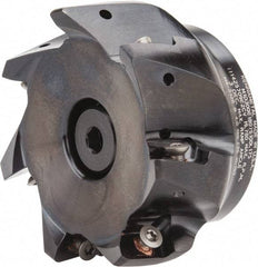 Kennametal - 7 Inserts, 3" Cut Diam, 1" Arbor Diam, 18.03mm Max Depth of Cut, Indexable Square-Shoulder Face Mill - 0/90° Lead Angle, 1-3/4" High, EC18.., EP18.. Insert Compatibility, Through Coolant, Series Mill 1-18 - Industrial Tool & Supply