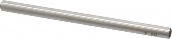 Made in USA - 7.50mm, 4-19/64" Long Drill Blank - Exact Industrial Supply