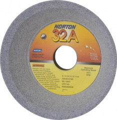 Norton - 6" Diam, 1-1/4" Hole Size, 2" Overall Thickness, 46 Grit, Type 11 Tool & Cutter Grinding Wheel - Coarse Grade, Aluminum Oxide, K Hardness, Vitrified Bond, 3,820 RPM - Industrial Tool & Supply