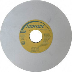 Norton - 7" Diam x 1-1/4" Hole x 1/2" Thick, J Hardness, 120 Grit Surface Grinding Wheel - Aluminum Oxide, Type 1, Fine Grade, 3,600 Max RPM, Vitrified Bond, No Recess - Industrial Tool & Supply