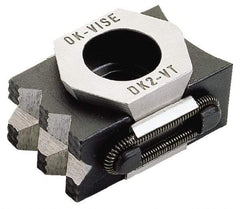 Mitee-Bite - 12,000 Lb Holding Force Single Vise Machinable Wedge Clamp - 2.05" Wide x 1.18" Deep x 0.87" High Base, 30 to 34 HRC, 2.05 to 2.32" Jaw Spread, 110 Lb/Ft Torque, 1/2-13 Screw Thread - Industrial Tool & Supply