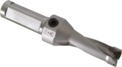 Kennametal - 44.7mm Max Drill Depth, 2.5xD, 17.8mm Diam, Indexable Insert Drill - 2 Inserts, 3/4" Shank Diam, Straight Shank - Industrial Tool & Supply