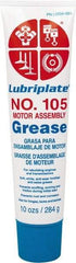 Lubriplate - 10 oz Tube Zinc Oxide General Purpose Grease - White, 150°F Max Temp, NLGIG 0, - Industrial Tool & Supply