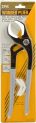 Value Collection - 12" OAL, 2-1/4" Jaw Length x 3-3/4" Jaw Width, 8 Position Tongue & Groove Pliers - Soft Curved Jaws, Standard Head - Industrial Tool & Supply