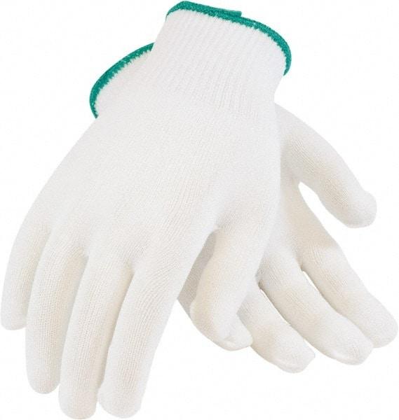 PRO-SAFE - Size XL (10) Nylon General Protection Work Gloves - For Inspection, Uncoated, Knit Wrist Cuff, Full Fingered, White, Paired - Industrial Tool & Supply