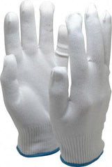 PRO-SAFE - Size L (9) Nylon General Protection Work Gloves - For Inspection, Uncoated, Knit Wrist Cuff, Full Fingered, White, Paired - Industrial Tool & Supply