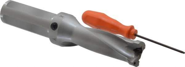 Kennametal - 3.05" Max Drill Depth, 2.5xD, 31mm Diam, Indexable Insert Drill - 2 Inserts, 1-1/4" Shank Diam, Straight Shank - Industrial Tool & Supply