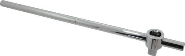 Proto - 3/4" Drive Socket Sliding T-Handle - 20" OAL, Chrome Finish - Industrial Tool & Supply