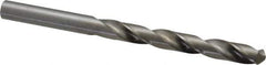 Interstate - 9.6mm 118° High Speed Steel Jobber Drill - Oxide Finish, Right Hand Cut, Spiral Flute, Straight Shank, 5-1/8" OAL, Standard Point - Industrial Tool & Supply