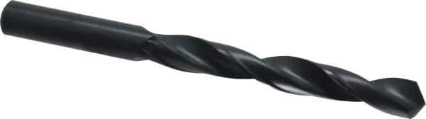 Interstate - 14.5mm 118° High Speed Steel Jobber Drill - Oxide Finish, Right Hand Cut, Spiral Flute, Straight Shank, 168mm OAL, Standard Point - Industrial Tool & Supply