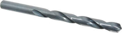 Interstate - 15.25mm 118° High Speed Steel Jobber Drill - Oxide Finish, Right Hand Cut, Spiral Flute, Straight Shank, 7-1/8" OAL, Standard Point - Industrial Tool & Supply