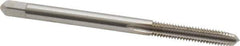 Kennametal - #6-40 UNF 2B/3B 3 Flute Bright Finish High Speed Steel Straight Flute Standard Hand Tap - Plug, Right Hand Thread, 2" OAL, 0.688" Thread Length, H2 Limit, Oversize - Exact Industrial Supply