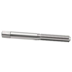 Kennametal - 5/16-18 UNC 3B 2 Flute Bright Finish High Speed Steel Straight Flute Standard Hand Tap - Bottoming, Right Hand Thread, 2.72" OAL, 1-1/8" Thread Length, H3 Limit, Oversize - Exact Industrial Supply