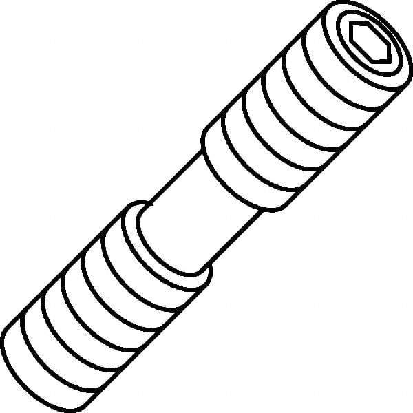 Kennametal - Central Lock Screw for Indexables - For Use with Inserts - Industrial Tool & Supply
