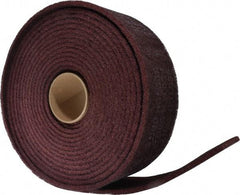 3M - 30' Long x 4" Wide Nonwoven Roll - Fine Grade, Purple, Aluminum Oxide - Industrial Tool & Supply