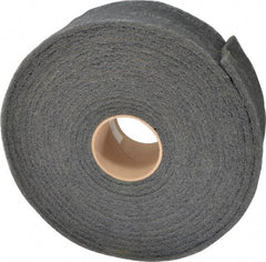 3M - 30' Long x 4" Wide Nonwoven Roll - Very Fine Grade, Gray, Silicon Carbide - Industrial Tool & Supply