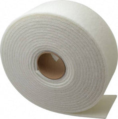 3M - 30' Long x 4" Wide Nonwoven Roll - Very Fine Grade, White, Talc - Industrial Tool & Supply