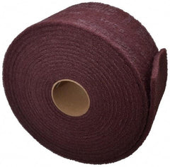 3M - 30' Long x 6" Wide Nonwoven Roll - Very Fine Grade, Purple, Aluminum Oxide - Industrial Tool & Supply