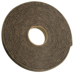 3M - 30' Long x 6" Wide Nonwoven Roll - Medium Grade, Tan, Aluminum Oxide - Industrial Tool & Supply