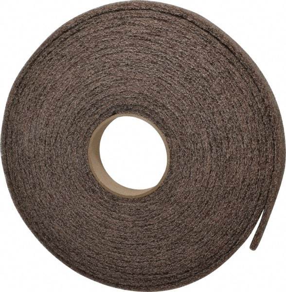 3M - 30' Long x 1" Wide Nonwoven Roll - Medium Grade, Tan, Aluminum Oxide - Industrial Tool & Supply