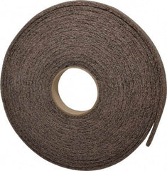3M - 30' Long x 1" Wide Nonwoven Roll - Medium Grade, Tan, Aluminum Oxide - Industrial Tool & Supply