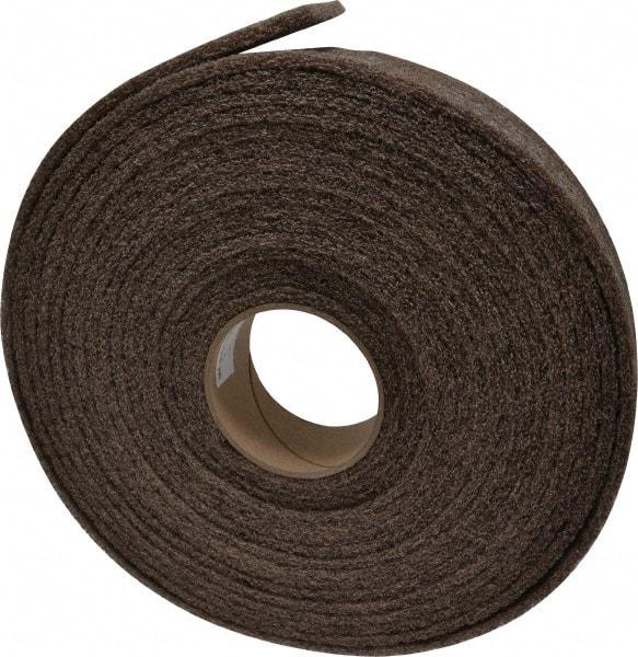 3M - 30' Long x 2" Wide Nonwoven Roll - Medium Grade, Tan, Aluminum Oxide - Industrial Tool & Supply