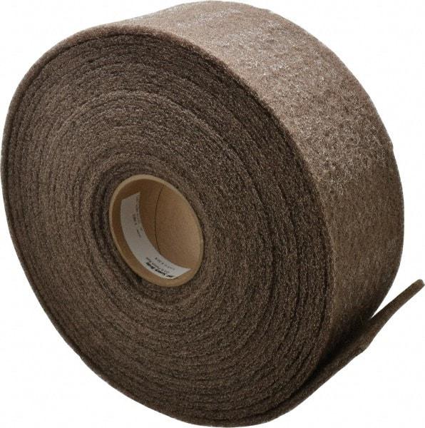 3M - 30' Long x 4" Wide Nonwoven Roll - Medium Grade, Tan, Aluminum Oxide - Industrial Tool & Supply