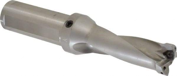 Kennametal - 3.45" Max Drill Depth, 2.5xD, 34.9mm Diam, Indexable Insert Drill - 2 Inserts, 1-1/2" Shank Diam, Straight Shank - Industrial Tool & Supply