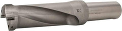 Kennametal - 4.38" Max Drill Depth, 2.5xD, 44.5mm Diam, Indexable Insert Drill - 2 Inserts, 1-1/2" Shank Diam, Straight Shank - Industrial Tool & Supply