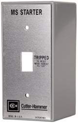 Eaton Cutler-Hammer - Starter NEMA 1 Enclosure Cover - For Use with Manual Motor Control Single Phase Starters - Industrial Tool & Supply