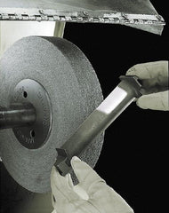 3M - 6" Diam, 2" Face Width, 1" Center Hole, Medium Grade, Aluminum Oxide Deburring Wheel - Convolute, Hard Density 6 Grade, 6,000 RPM - Industrial Tool & Supply