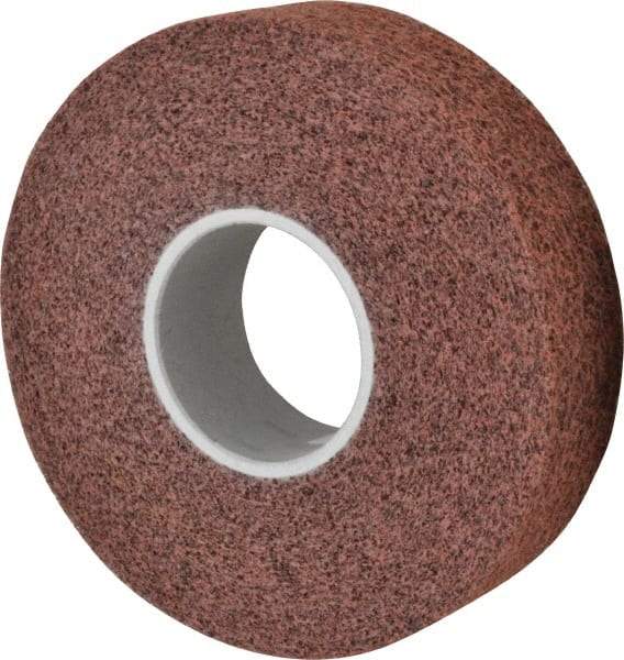 3M - 8" Diam, 2" Face Width, 3" Center Hole, Medium Grade, Aluminum Oxide Deburring Wheel - Convolute, Soft Density 4 Grade, 4,500 RPM - Industrial Tool & Supply