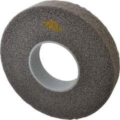 3M - 12" Diam, 2" Face Width, 5" Center Hole, Fine Grade, Silicon Carbide Deburring Wheel - Convolute, Soft Density 2 Grade, 3,000 RPM - Industrial Tool & Supply