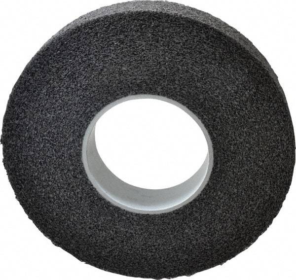 3M - 12" Diam, 2" Face Width, 5" Center Hole, Coarse Grade, Silicon Carbide Deburring Wheel - Convolute, Soft Density 2 Grade, 3,000 RPM - Industrial Tool & Supply