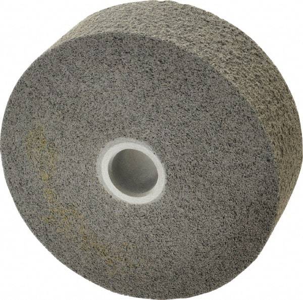 3M - 6" Diam, 2" Face Width, 1" Center Hole, Fine Grade, Silicon Carbide Deburring Wheel - Convolute, Hard Density 8 Grade, 6,000 RPM - Industrial Tool & Supply