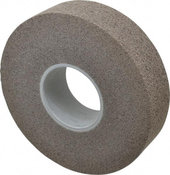 3M - 8" Diam, 2" Face Width, 3" Center Hole, Fine Grade, Aluminum Oxide Deburring Wheel - Convolute, Hard Density 7 Grade, 4,500 RPM - Industrial Tool & Supply