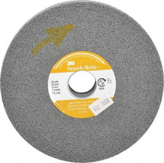 3M - 6" Diam, 1" Face Width, 1" Center Hole, Fine Grade, Silicon Carbide Deburring Wheel - Convolute, Hard Density 8 Grade, 6,000 RPM - Industrial Tool & Supply