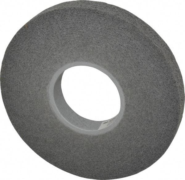 3M - 8" Diam, 1" Face Width, 3" Center Hole, Fine Grade, Silicon Carbide Deburring Wheel - Convolute, Hard Density 8 Grade, 4,500 RPM - Industrial Tool & Supply