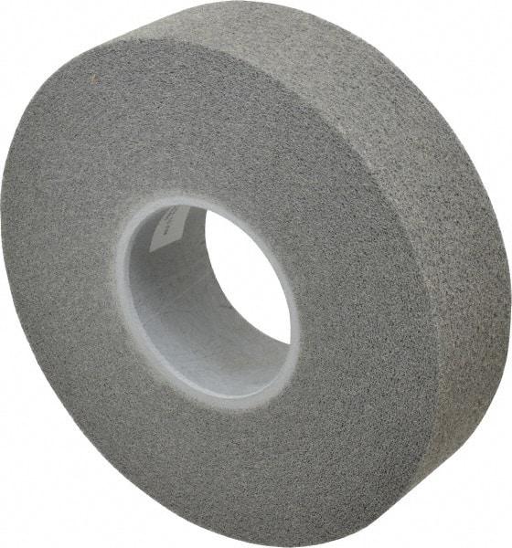 3M - 8" Diam, 2" Face Width, 3" Center Hole, Fine Grade, Silicon Carbide Deburring Wheel - Convolute, Soft Density 6 Grade, 4,500 RPM - Industrial Tool & Supply