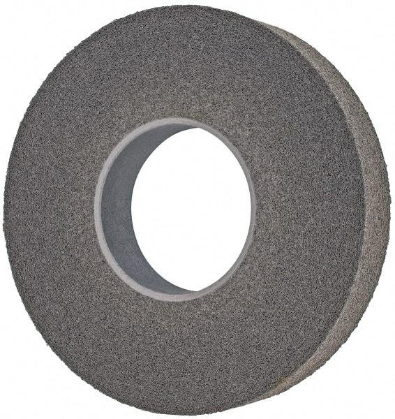 3M - 12" Diam, 2" Face Width, 5" Center Hole, Fine Grade, Silicon Carbide Deburring Wheel - Convolute, Soft Density 6 Grade, 3,000 RPM - Industrial Tool & Supply