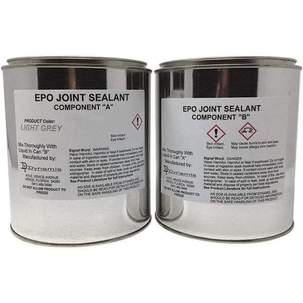 Made in USA - 1 Gal Concrete Repair/Resurfacing - Light Gray, 19 25 Sq Ft Coverage, Epoxy Resin - Industrial Tool & Supply