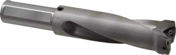 Kennametal - 5.35" Max Drill Depth, 2.5xD, 54mm Diam, Indexable Insert Drill - 2 Inserts, 1-1/2" Shank Diam, Straight Shank - Industrial Tool & Supply