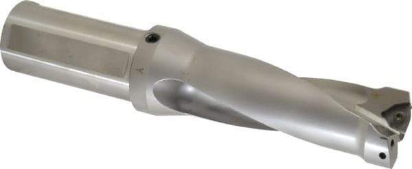 Kennametal - 127mm Max Drill Depth, 2.5xD, 50.8mm Diam, Indexable Insert Drill - 2 Inserts, 2" Shank Diam, Straight Shank - Industrial Tool & Supply