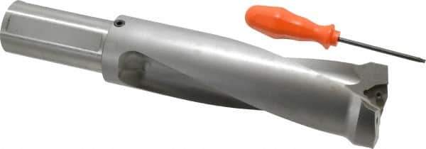 Kennametal - 190.5mm Max Drill Depth, 2.5xD, 76.2mm Diam, Indexable Insert Drill - 2 Inserts, 2" Shank Diam, Straight Shank - Industrial Tool & Supply