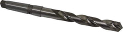 Value Collection - 1-1/8", 4MT 118° Point Cobalt Taper Shank Drill Bit - Bright Finish, 7-3/4" Flute Length, 13-3/8" OAL, Spiral Flute, Through Coolant - Industrial Tool & Supply
